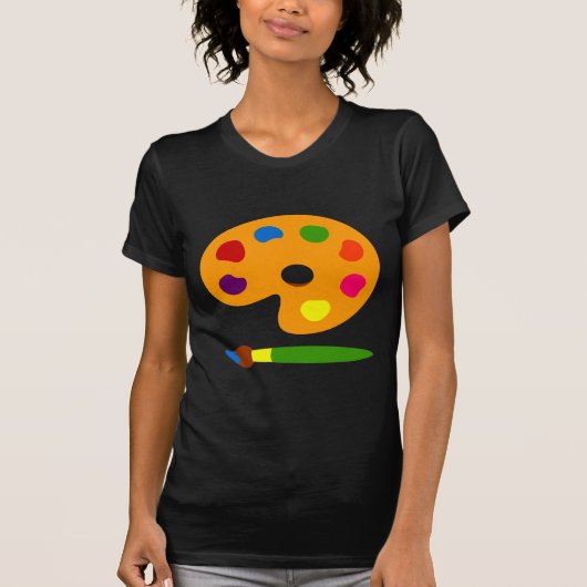 T-shirt Peinture Palette (Devant)