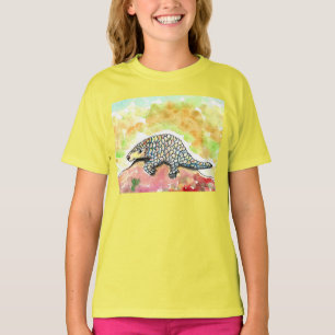 T-shirt Peinture Pangolin mignonne