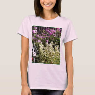 T-shirt Peinture pastel de jardin fleuri