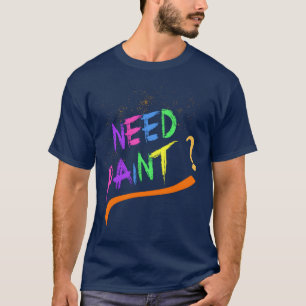 T-shirt Peinture Peinture Loisir Sport fille