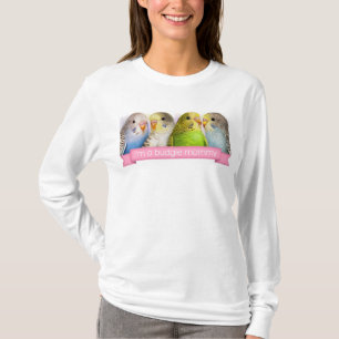 T-shirt Peinture réaliste de perruches