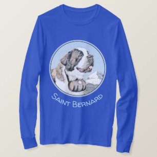 T-shirt Peinture Saint Bernard - Cute Original Chien Art