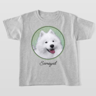 T-shirt Peinture Samoyed - Cute Original Chien Art