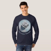 T-shirt Peinture Sealyham Terrier - Cute Original Chien Ar (Devant entier)