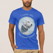 T-shirt Peinture Sealyham Terrier - Cute Original Chien Ar (Devant)