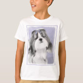 T-shirt Peinture Shih Tzu - Cute Original Chien Art (Devant)