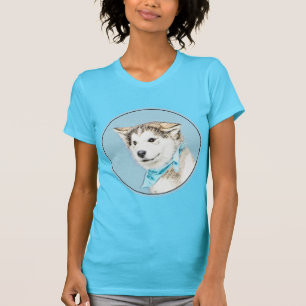 T-shirt Peinture Sibérienne Husky Puppy - Art Chien origin