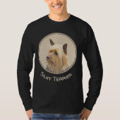 T-shirt Peinture Silky Terrier - Cute Original Chien Art (Devant)