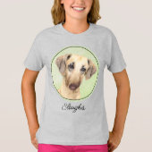 T-shirt Peinture Sloughis - Joli art original pour chien (Devant)
