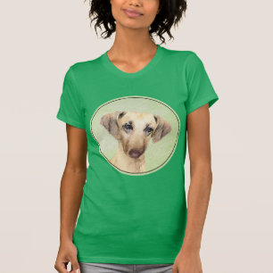 T-shirt Peinture Sloughis - Joli art original pour chien