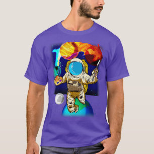 T-shirt Peinture spatiale Astronaut Artiste Peintre Univer