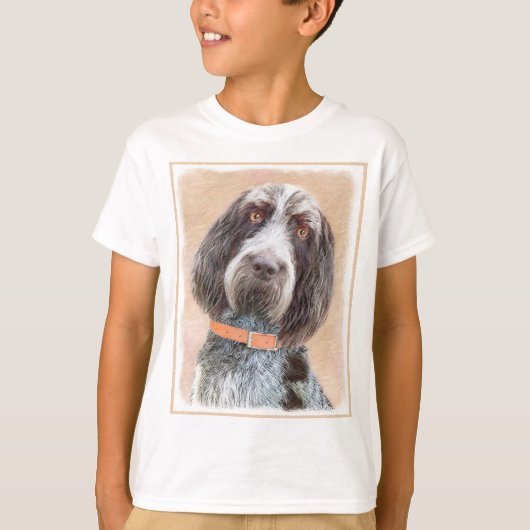 T-shirt Peinture Spinone Italiano - Belle Art Original Chi (Devant)
