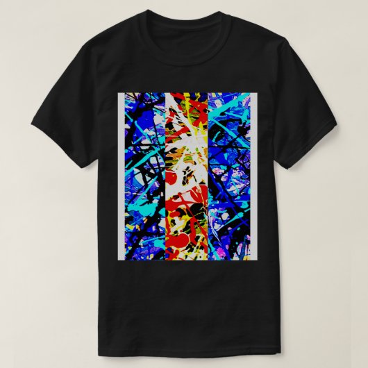 T-shirt peinture splash 80s (Design devant)