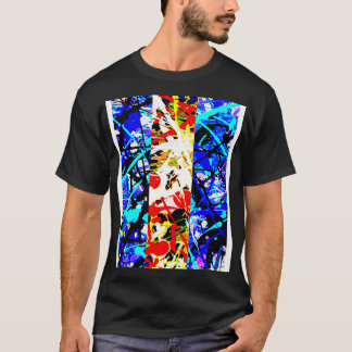 T-shirt peinture splash 80s
