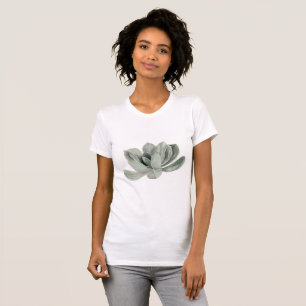 T-shirt Peinture succulente d'aquarelle de plante