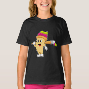 T-shirt Peinture Sundae Pinceau Peinture
