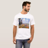 T-shirt Peinture sur le champ de pavot par Claude Monet (1 (Devant entier)