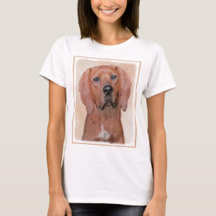 T-shirt Peinture sur pilon rouge - jolie art original chie