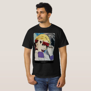 T-shirt Peinture 'syndrome de Stockholm' sur un