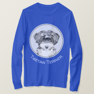 T-shirt Peinture Tibétaine Terrier - Cute Original Chien A