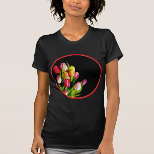 T-shirt Peinture Tulip - Art Fleur original