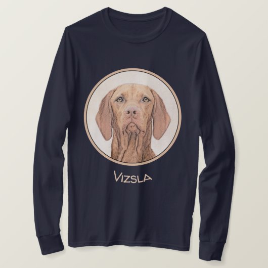 T-shirt Peinture Vizsla - Joli art original chien (Design devant)