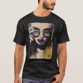 T-shirt Peinture 'Wanderlust' sur un (Devant)