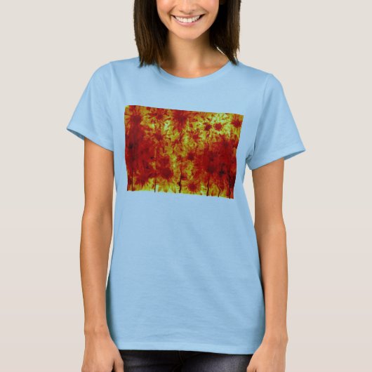 T-shirt peintures à fleurs (Devant)