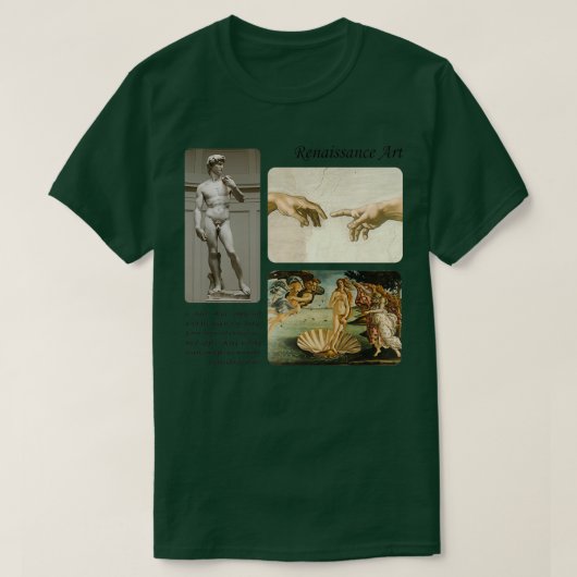 T-shirt peintures de la renaissance 2 (Design devant)