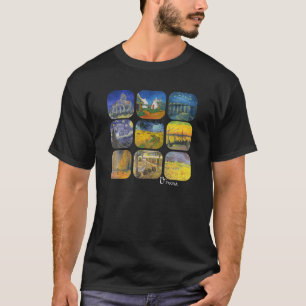 T-shirt Peintures De L'Artiste Célèbre Van Gogh Pour Art T