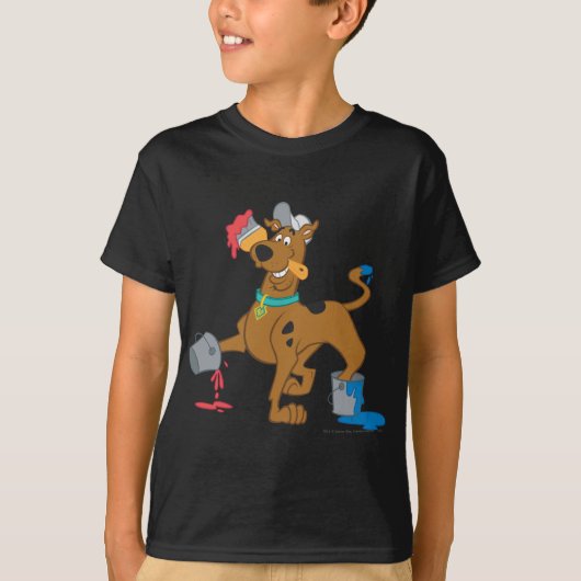 T-shirt Peintures de Scooby-Doo (Devant)