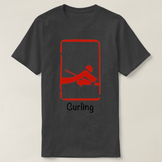 T-shirt Pékin 2022 Curling (Design devant)