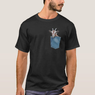 T-shirt Pékin Chèvre Bébé Dans La Poche - Ferme De Jardins