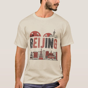 T-shirt Pékin Skyline