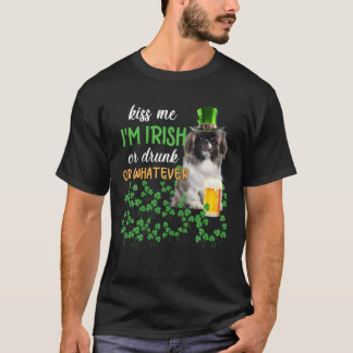 T-shirt Pekingese Kiss Me Je suis Irlandais Ou Irlandais O