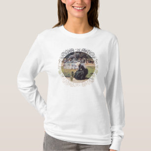 T-shirt Pékinois dans le parc