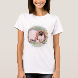 T-shirt Pékinois Joli en Rose