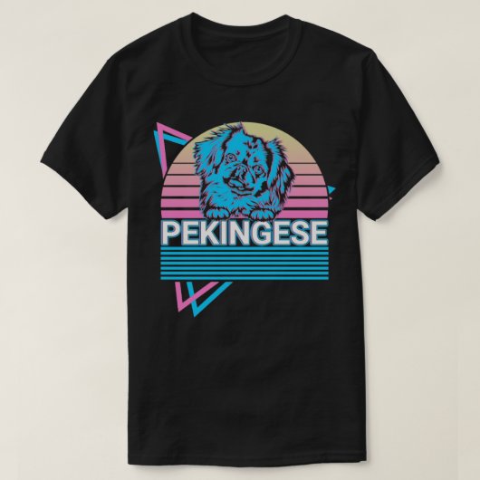 T-shirt Pékinois Rétro (Design devant)