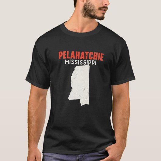 T-shirt Pelahatchie Mississippi USA State America Travel M (Devant)