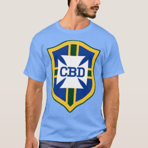 T-shirt Pele Brasil 1970 CBD Jersey FrontBack Imprimer