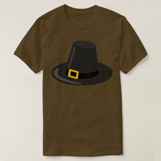 T-shirt Pèlerin casquette Thanksgiving (Design devant)
