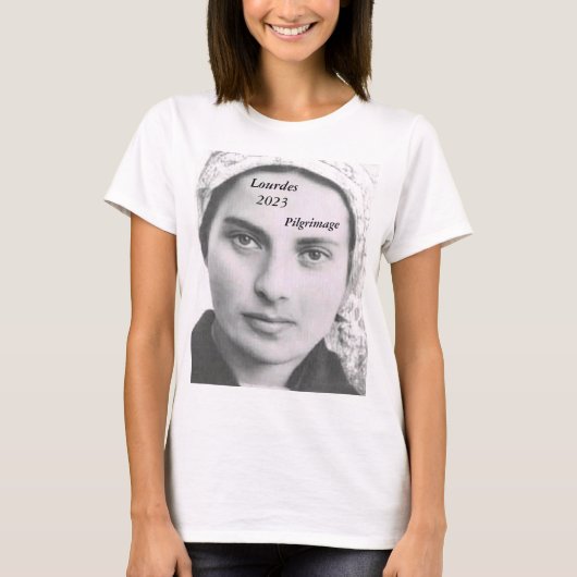 T-shirt Pèlerinage Lourdes 2023 (Devant)