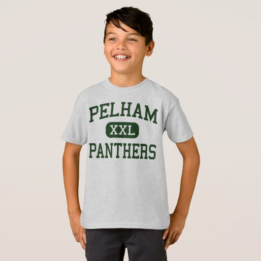 T-shirt Pelham - panthères - lycée - Pelham Alabama (Devant entier)