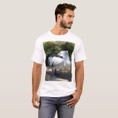 T-shirt Pelican Cat Napping Se Levant, (Devant entier)