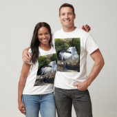 T-shirt Pelican Cat Napping Se Levant, (Unisexe)