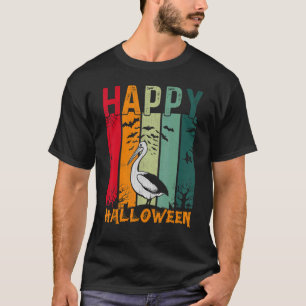 T-shirt Pélican Girls Boys Retro Style Dîner Halloween