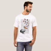 T-shirt Pelican & Papillons (Devant entier)