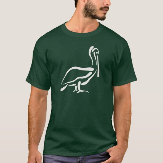 T-shirt Pélican stylisé (Devant)