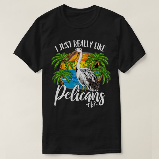 T-shirt Pelican Tropical Birds (Design devant)
