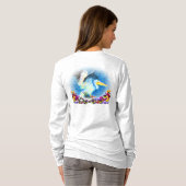t-shirt pélicans et pansies (Dos entier)